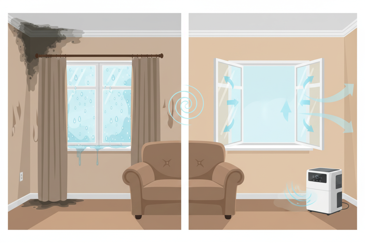 Varför är fuktig luft i hemmet farlig? Experternas förklaring