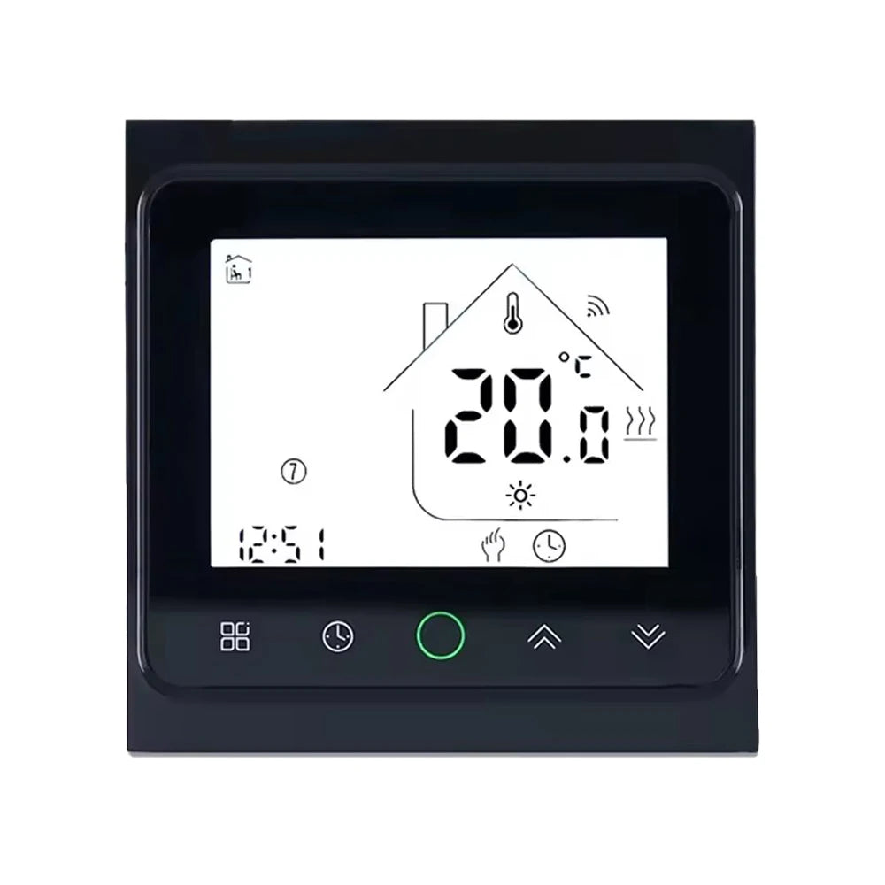 Elektronisk programmerbar termostat (temperaturregulator) WTH51.36 NEW BLACK