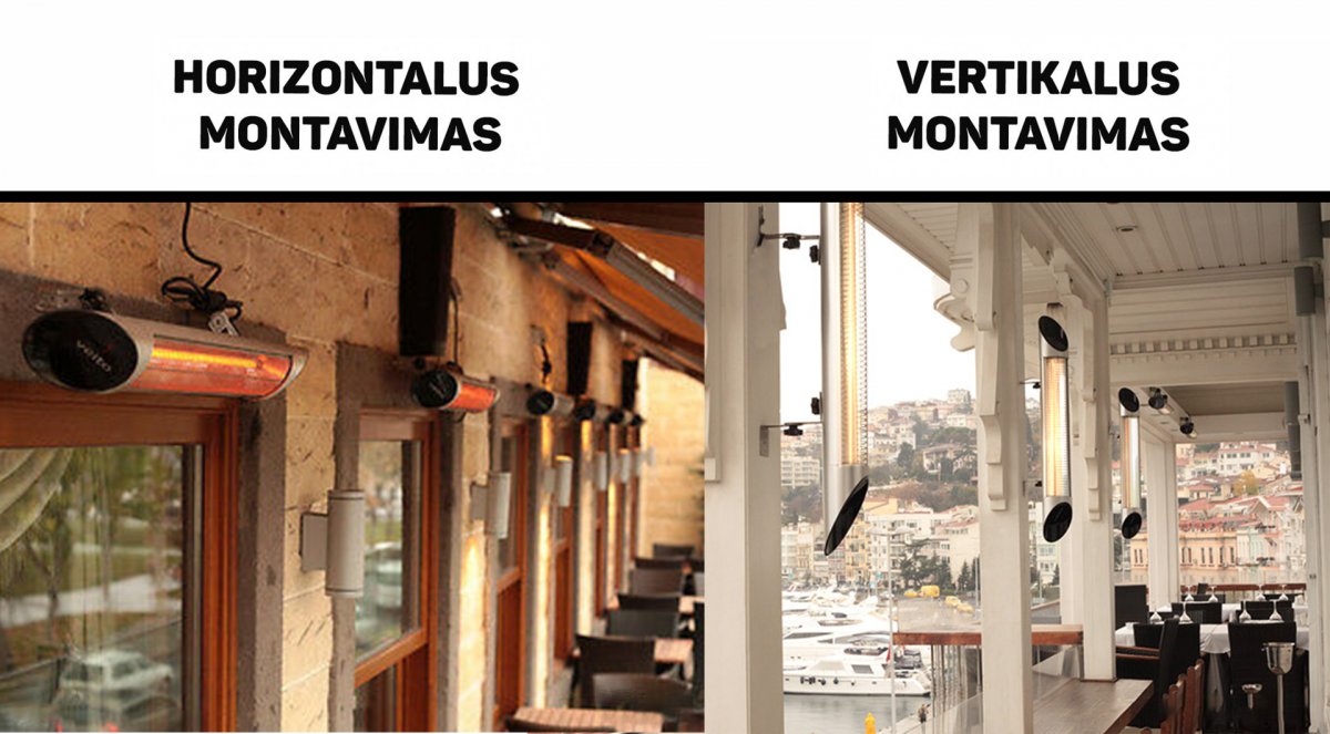 Kolfiber infraröd värmare Veito Blade S svart