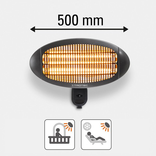 Kvarmin infrarödvärmare Trotec IR 2000 S