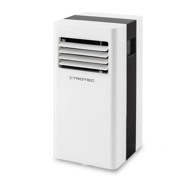 Mobil luftkonditionering Trotec PAC 2600 X och fönstertätning Trotec AirLock 100