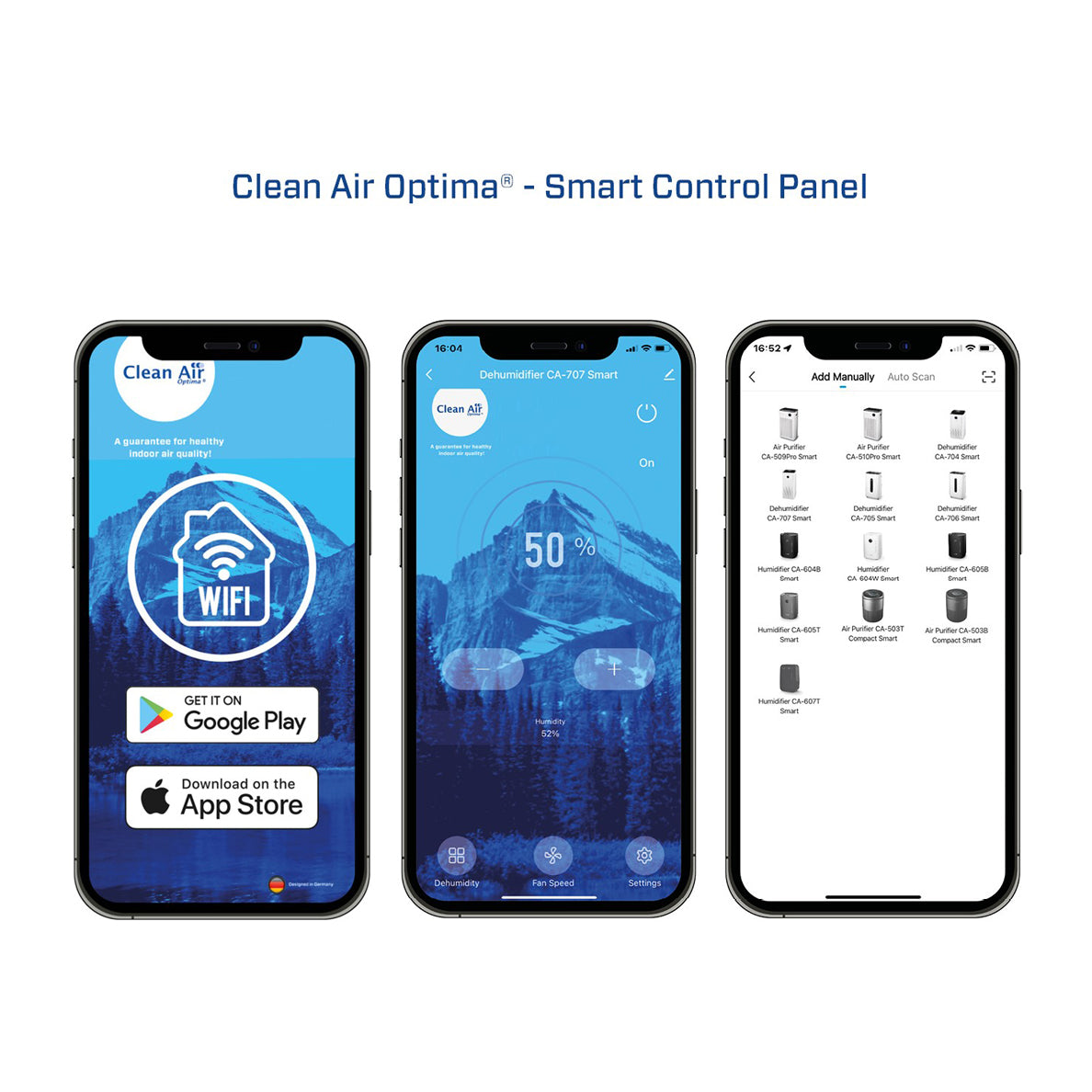 Avfuktare-Luft renare Clean Air CA-707 Smart