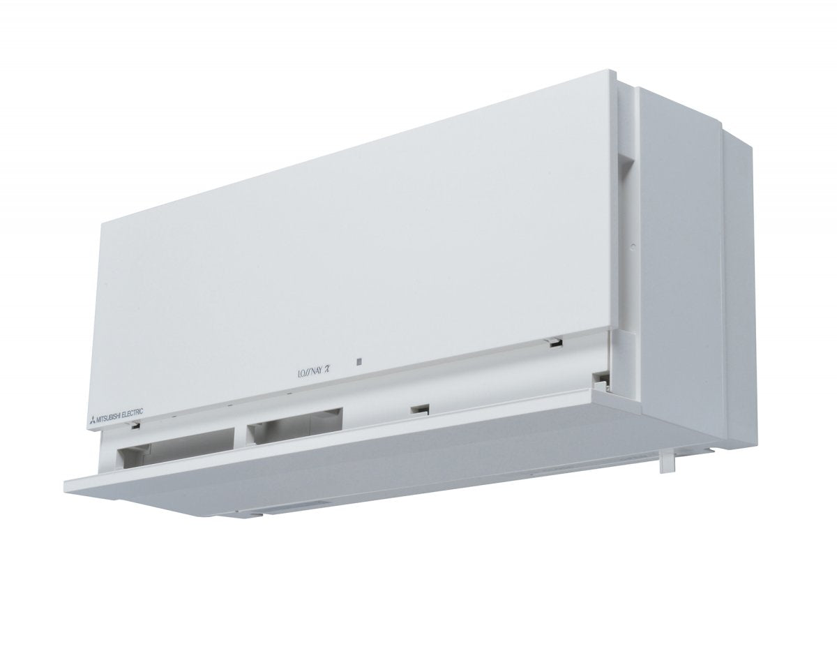 Väggmonterad mini rekuperator Mitsubishi VL-100EU5-E med styrning