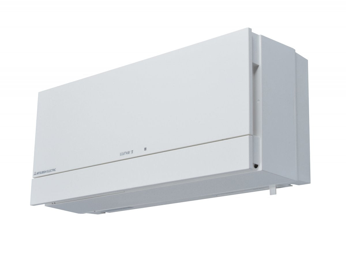 Väggmonterad mini rekuperator Mitsubishi VL-100EU5-E med styrning