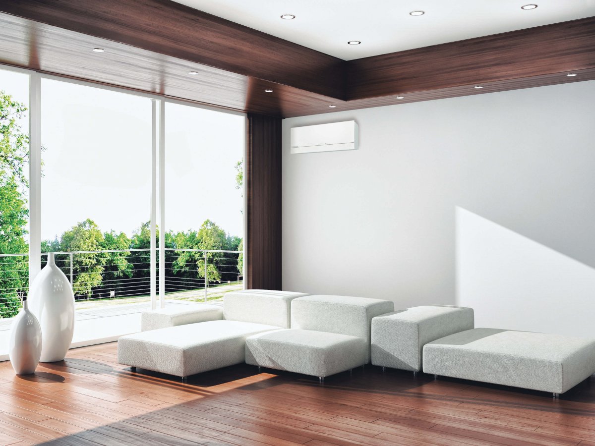 Väggmonterad mini rekuperator Mitsubishi VL-100EU5-E med styrning