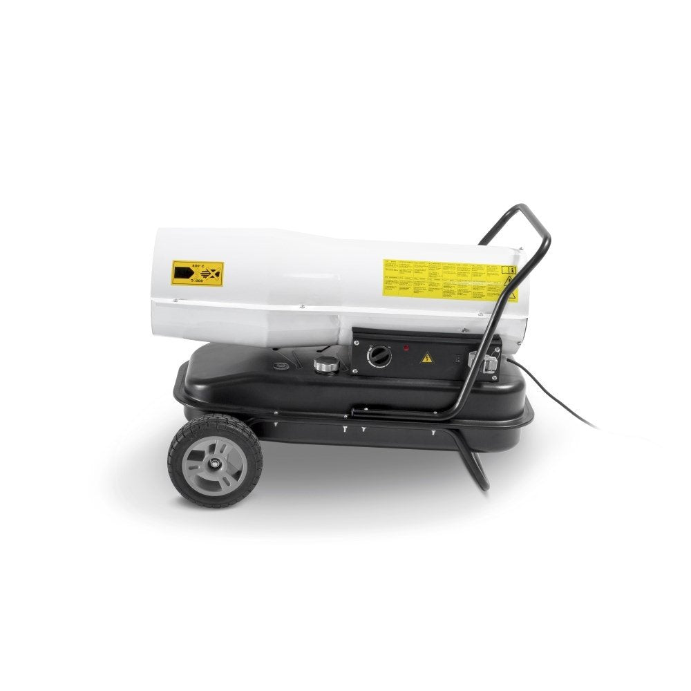 Direktverkande dieselvärmare Trotec IDE 50 D med integrerad termostat och anslutning för extern termostat